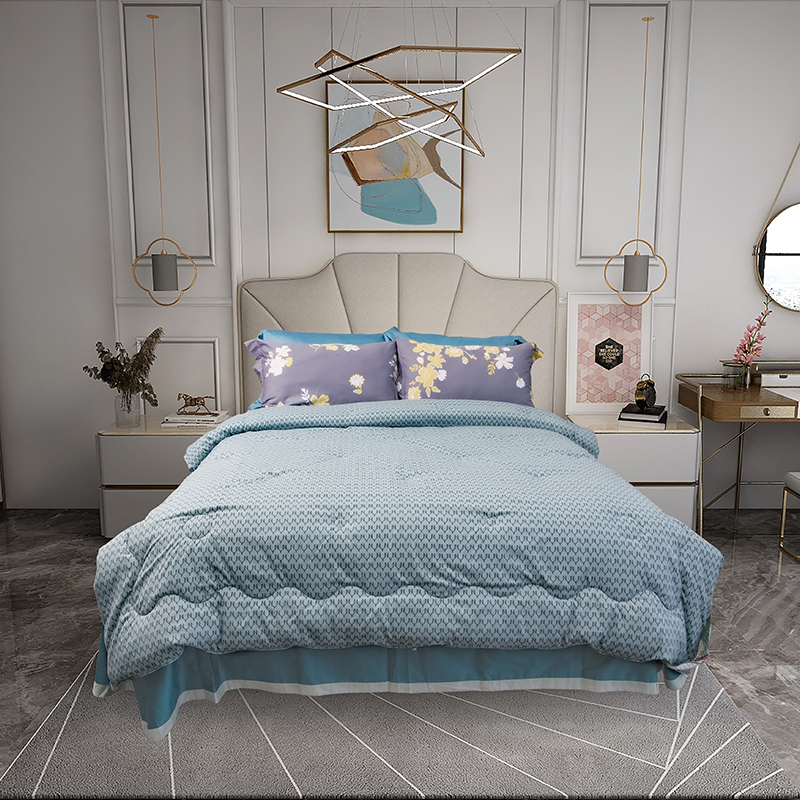 bbin宝盈概念健康保暖被（綠灰）