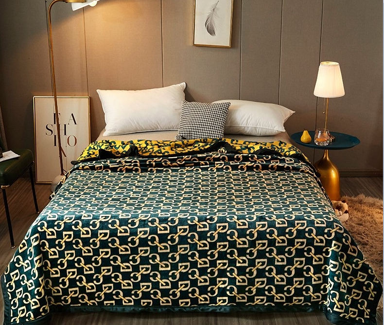 bbin宝盈大牌風(fēng)迪奧云毯（綠色）